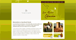 Desktop Screenshot of casaruralchacon.com